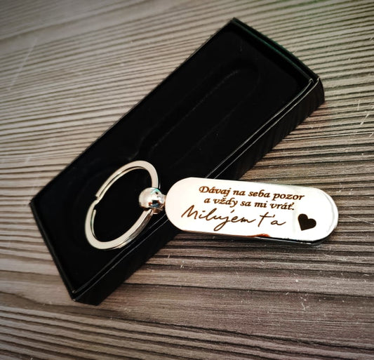 Kľúčenka P035-Dávaj na seba pozor