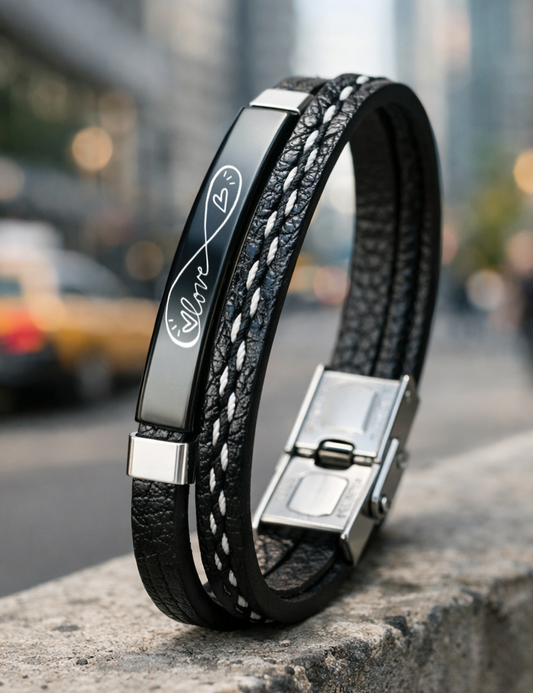 Náramok N001-Srdce / Nekonečno