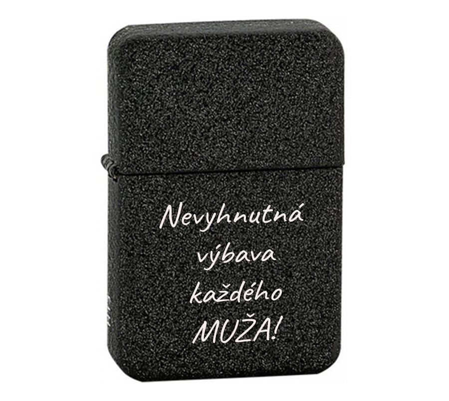 Benzínový zapaľovač ZAP040- Nevyhnutná výbava každého muža
