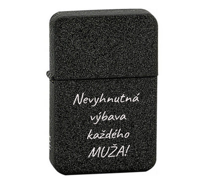 Benzínový zapaľovač ZAP040- Nevyhnutná výbava každého muža