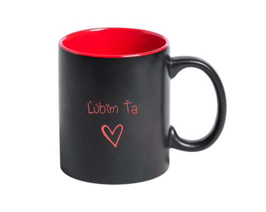 Keramický hrnček S007 - Ľúbim ťa