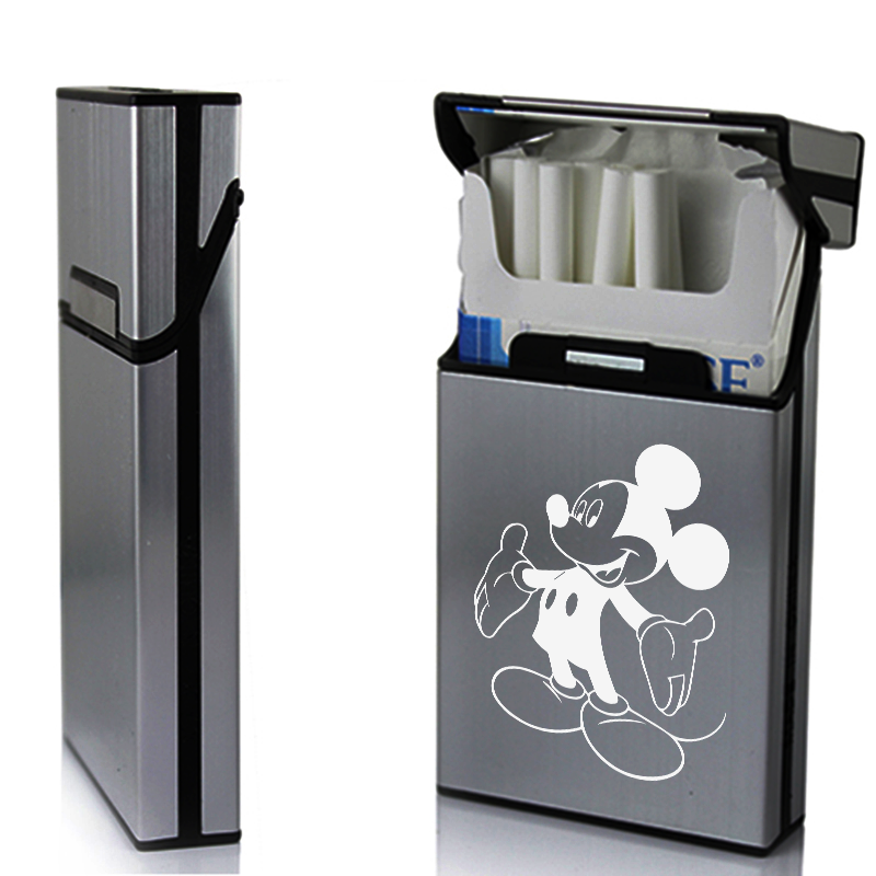 Slim krabička na cigarety K002-Mickey Mouse / Minnie